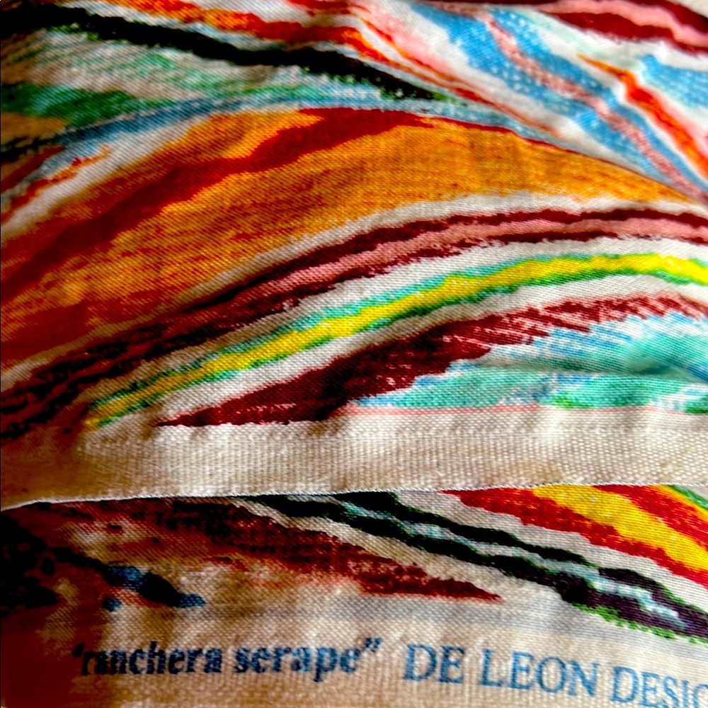 Colorful De Leon Design fabric-approximately 9 yards